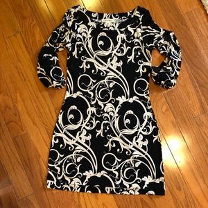 Black and White pattern Dress